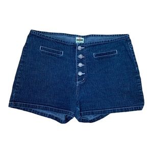 Women’s 14 Coastal Nautical Denim Shorts 2.5”